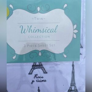 ParisThemed Bed Sheet Set